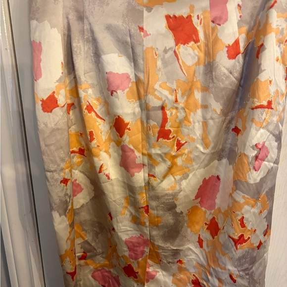 Ann Taylor Silk Floral Midi Skirt - Multicolor women’s 14 - Picture 4 of 11